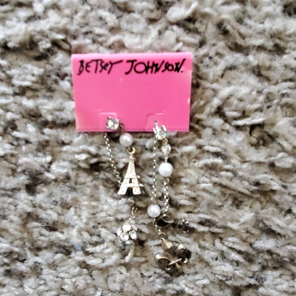 French Themed Betsey Johnson Earrings
